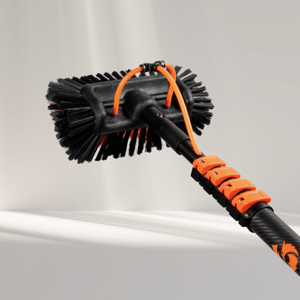 Teleskopstange Carbonfaser 3K Supreme + Bürstenset