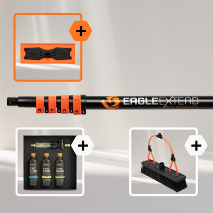 Teleskopstange Aluminium Supreme + Solarpanel-Bundle