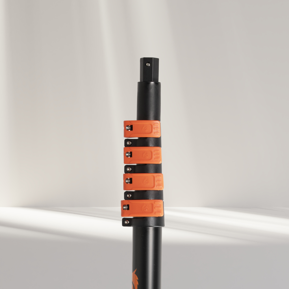 SureLock Teleskopgriff mit Klemme aus hochwertigem Aluminium